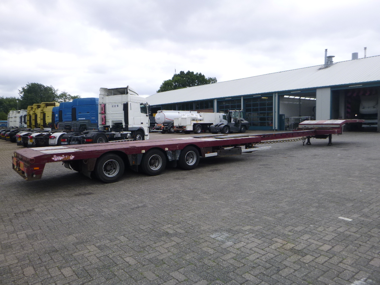 Semirremolque góndola rebajadas Nooteboom 3-axle semi-lowbed trailer extendable 14.5 m + ramps: foto 4