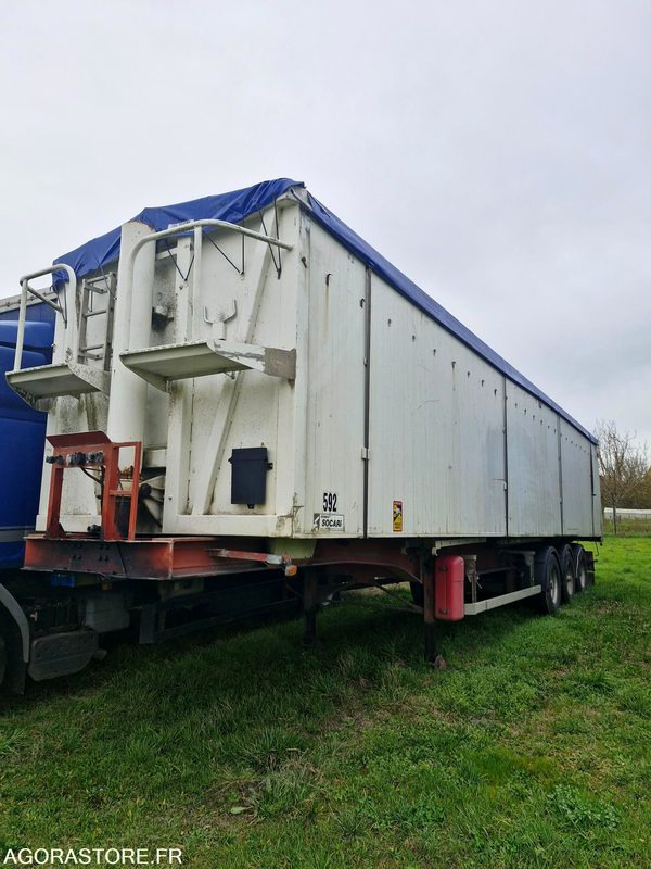 Semirremolque REMORQUE CEREALIERE SAMRO 70 M3 MINES FAVORABLE