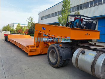 Semirremolque góndola rebajadas para transporte de equipos pesados nuevo SUNSKY 3 Axle 70 Tons detachable gooseneck lowbed trailer: foto 3