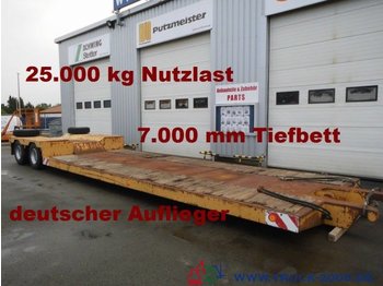 Semirremolque góndola rebajadas para transporte de equipos pesados Scheuerle Tiefbett-brücke 7 m Höhe 52 cm  * 25t. Nutzlast: foto 1