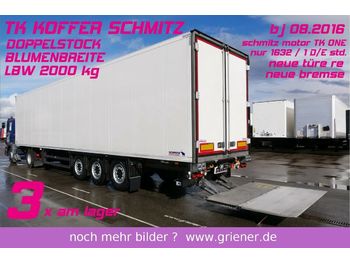 Semirremolque frigorífico Schmitz Cargobull SKO 24/ LBW 2000 kg / BLUMEN /DOPPELSTOCK 2,70: foto 1