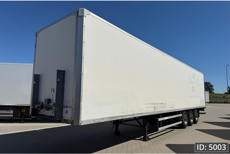 Semirremolque caja cerrada Groenewegen DRO-14-27 / BPW Drum