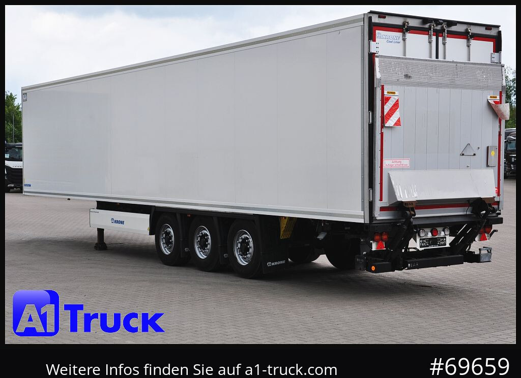 Semirremolque caja cerrada KRONE SDK 27, ISo Koffer, LBW Lift 145 tkm