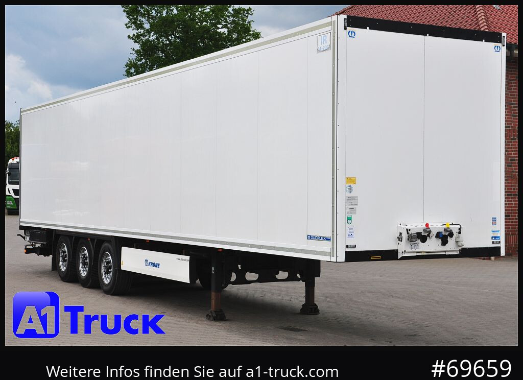 Semirremolque caja cerrada KRONE SDK 27, ISo Koffer, LBW Lift 145 tkm