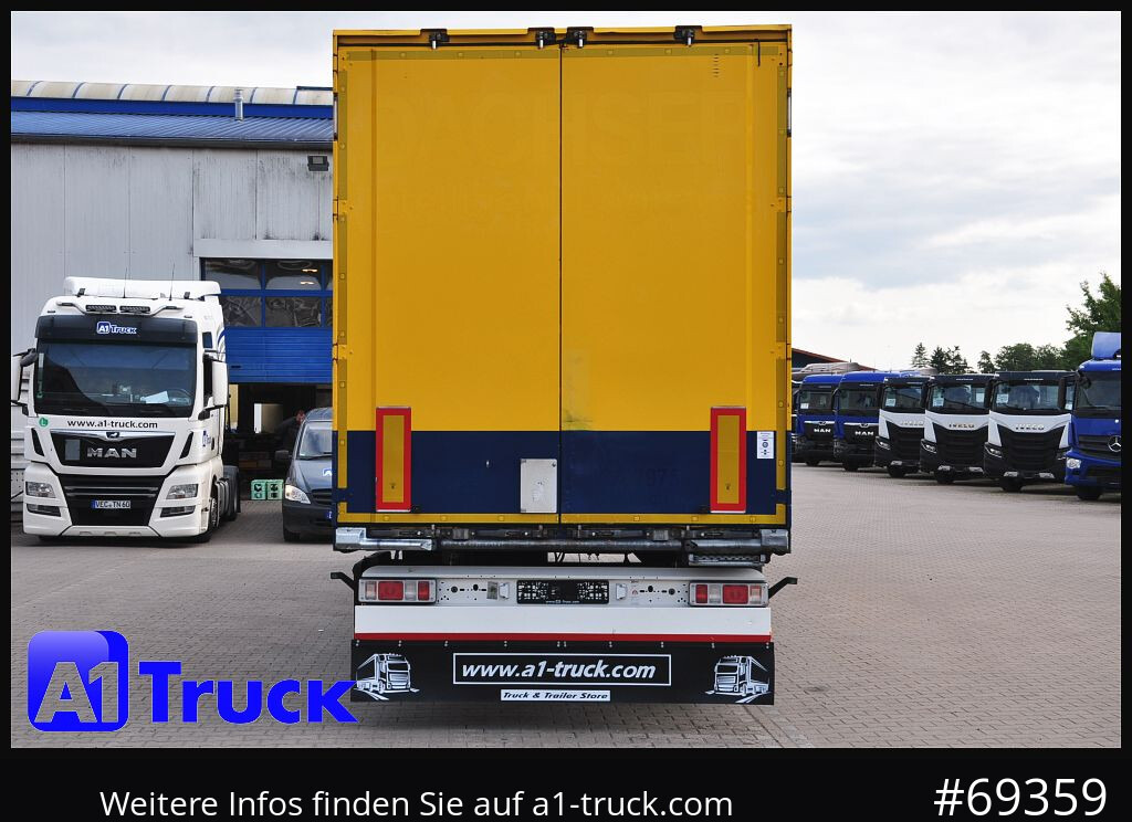Semirremolque caja cerrada KRONE SDK 27, Koffer, Textil, 1 Vorbesitzer, Doppelstock