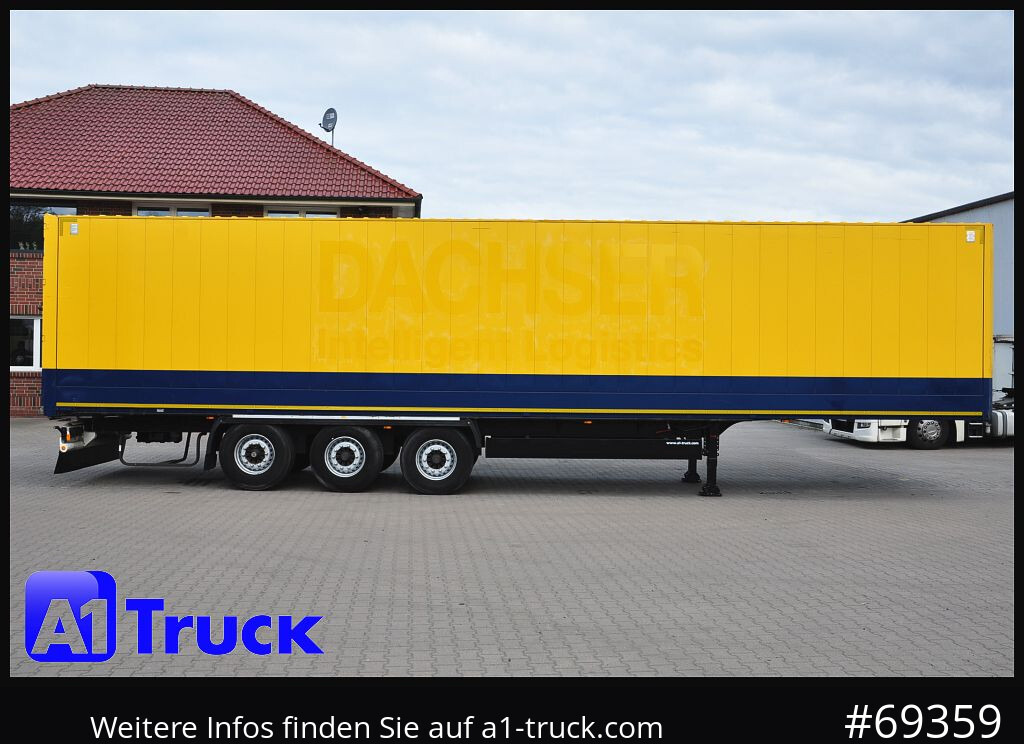 Semirremolque caja cerrada KRONE SDK 27, Koffer, Textil, 1 Vorbesitzer, Doppelstock