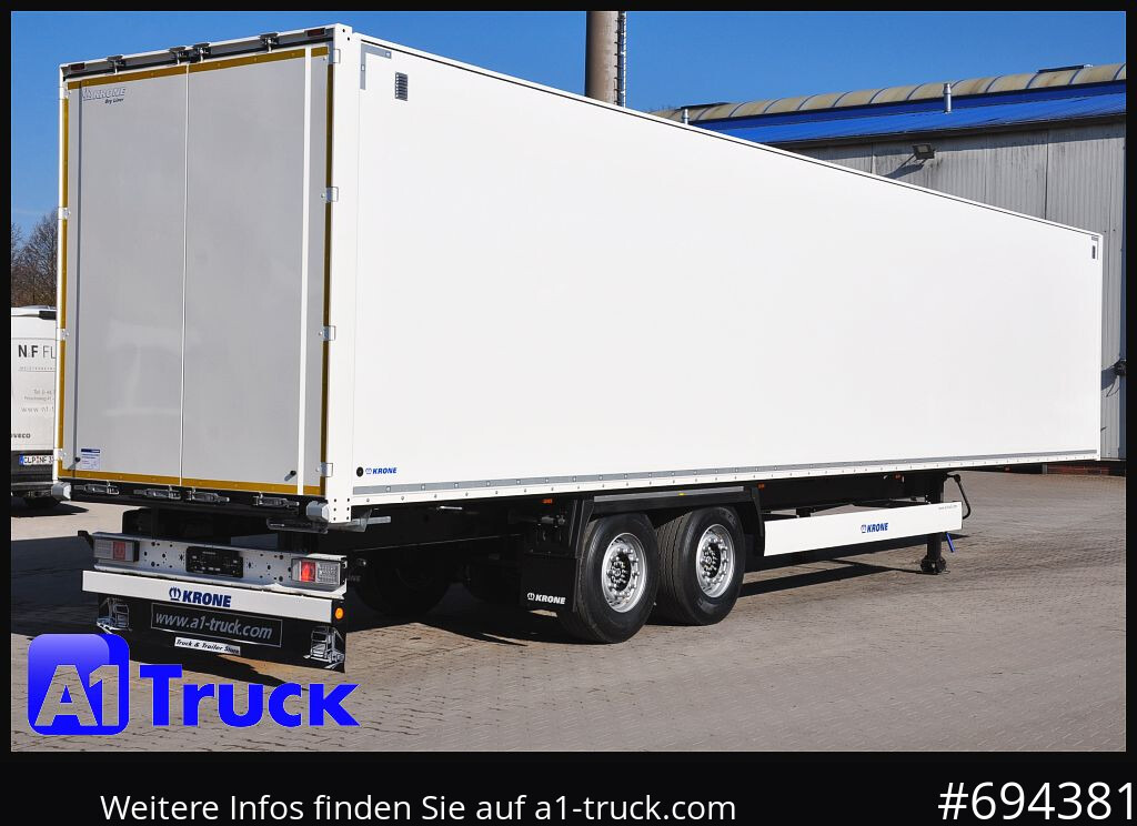 Semirremolque caja cerrada KRONE SZ 2 achs Koffer, Code XL, VDI 2700, SOFORT