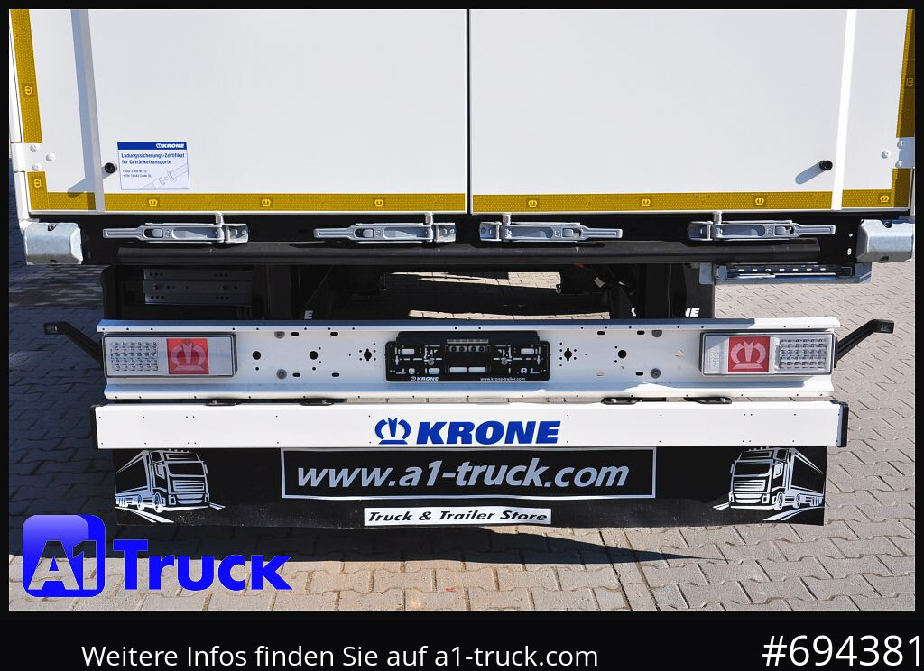 Semirremolque caja cerrada KRONE SZ 2 achs Koffer, Code XL, VDI 2700, SOFORT