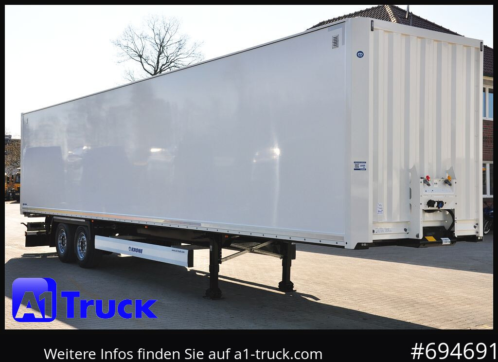 Semirremolque caja cerrada KRONE SZ 2 achs Koffer, Code XL, VDI 2700, SOFORT