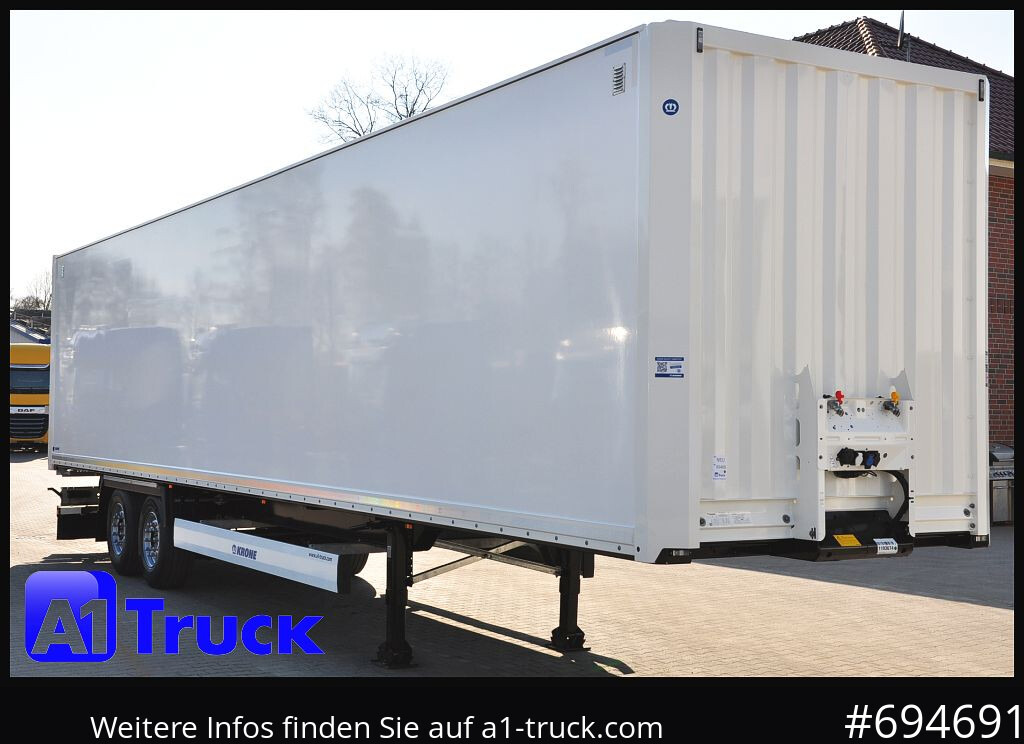 Semirremolque caja cerrada KRONE SZ 2 achs Koffer, Code XL, VDI 2700, SOFORT
