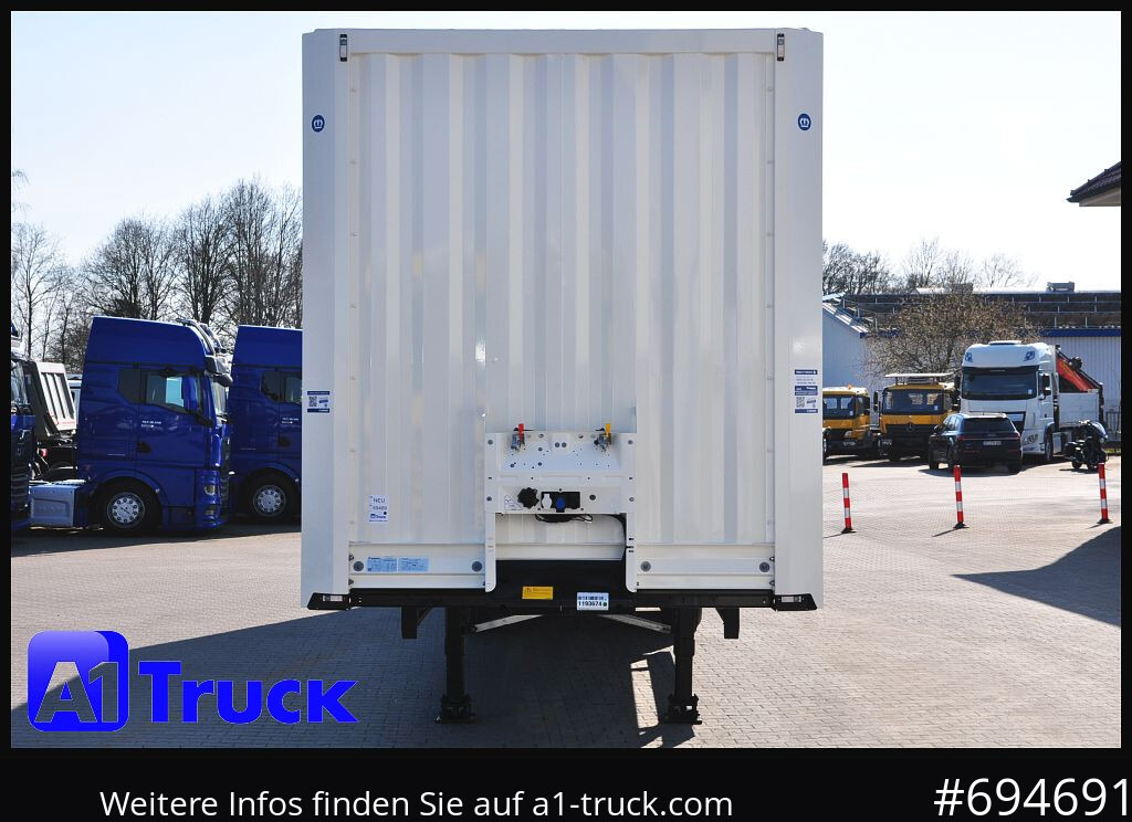 Semirremolque caja cerrada KRONE SZ 2 achs Koffer, Code XL, VDI 2700, SOFORT