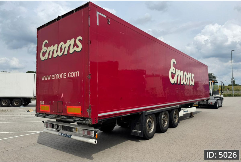 Semirremolque caja cerrada Krone SD / Disk brakes / Double stock