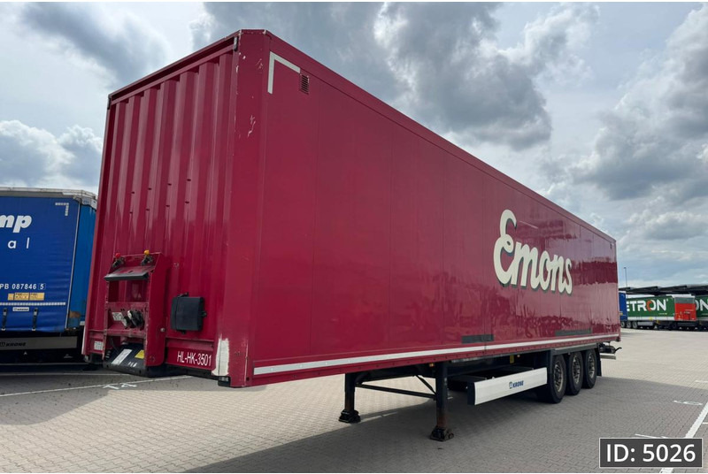 Semirremolque caja cerrada Krone SD / Disk brakes / Double stock