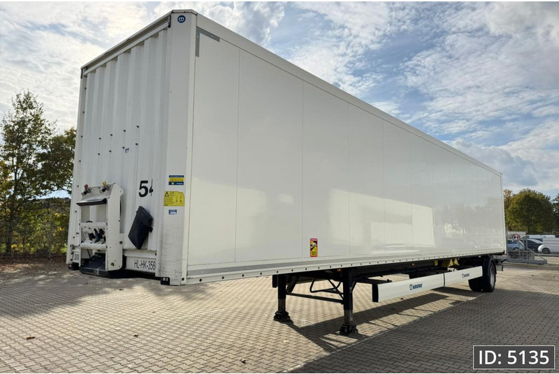 Semirremolque caja cerrada Krone SEK / Steering axle / More available