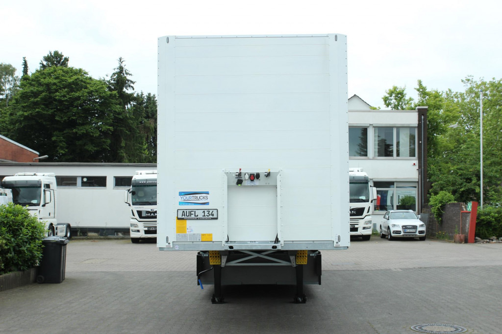 Semirremolque caja cerrada SCHMITZ Koffer    DS  Liftachse  4x Pal.-Kasten  NEU !