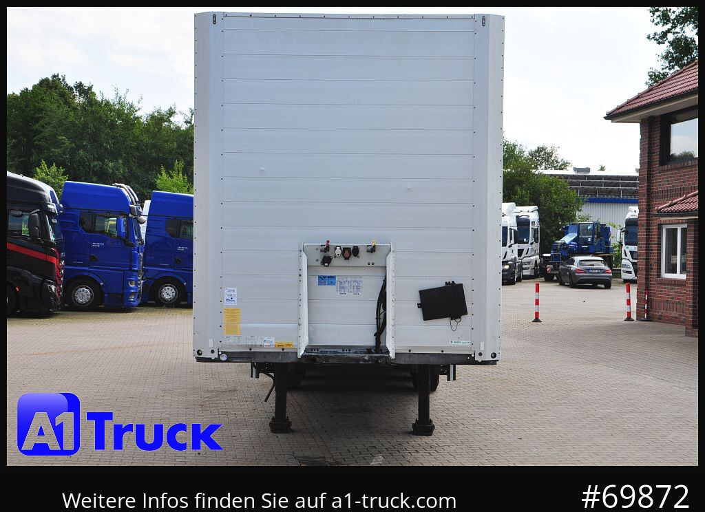 Semirremolque caja cerrada SCHMITZ Koffer, Trockenfracht, 117.500km, 1 Vorbesitzer