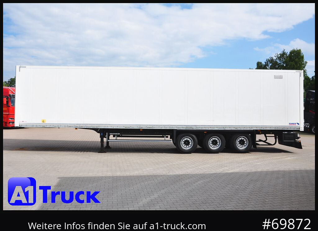 Semirremolque caja cerrada SCHMITZ Koffer, Trockenfracht, 117.500km, 1 Vorbesitzer