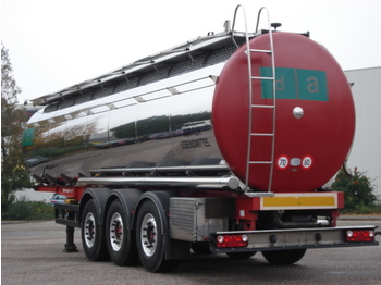 Berger Food - milk tank, 32.000 l., 4 comp., Light weight: 5.660 kg. - Semirremolque cisterna