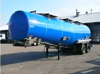 Maisonneuve Chemical tank Inox 31m3 / 3 comp. - Semirremolque cisterna