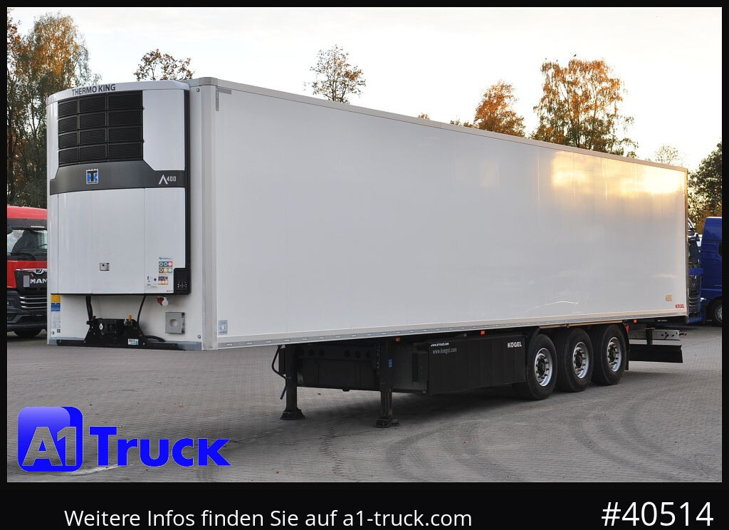Semirremolque frigorífico KOEGEL ThermoKing A400, Doppelstock, Blumenbreit