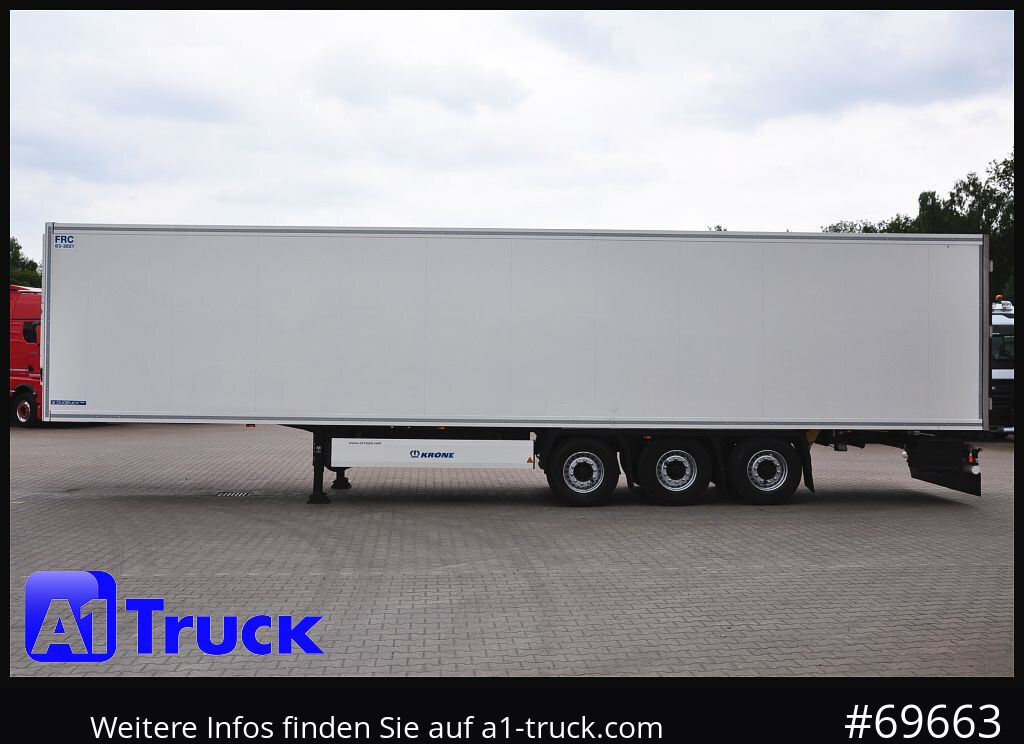 Semirremolque frigorífico KRONE SDR 27 Carrier 1950MT Multitemp, liftachse, Blumenbreit