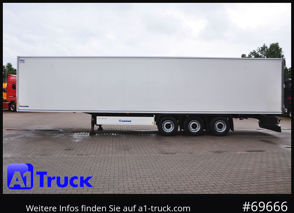 Semirremolque frigorífico KRONE SDR 27 Carrier 1950MT Multitemp, liftachse, Blumenbreit