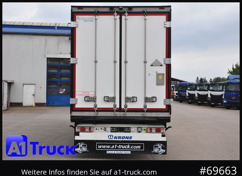 Semirremolque frigorífico KRONE SDR 27 Carrier 1950MT Multitemp, liftachse, Blumenbreit