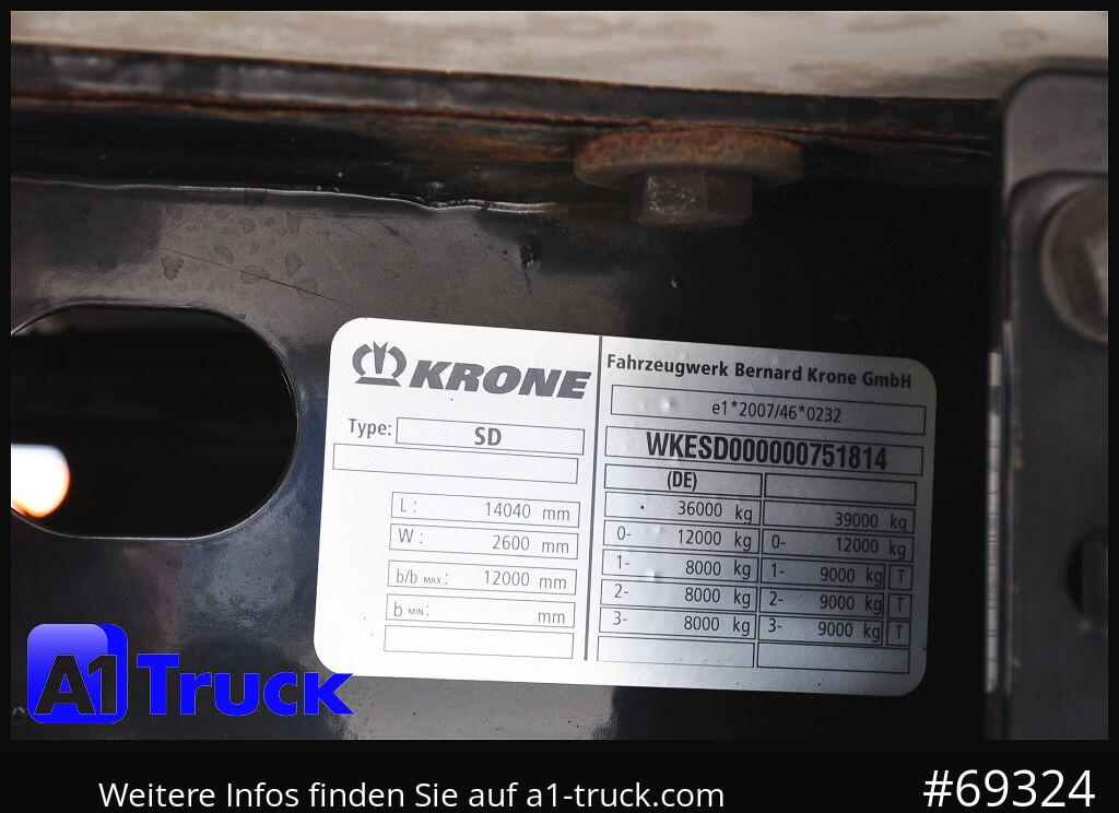Semirremolque frigorífico KRONE SD, ThermoKing SLX i 300, Doppelstock, 255.966km