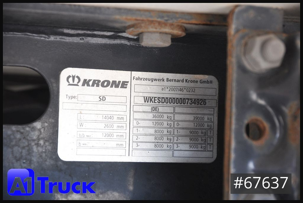 Semirremolque frigorífico KRONE SD, ThermoKing SLXe 300, Doppelstock,