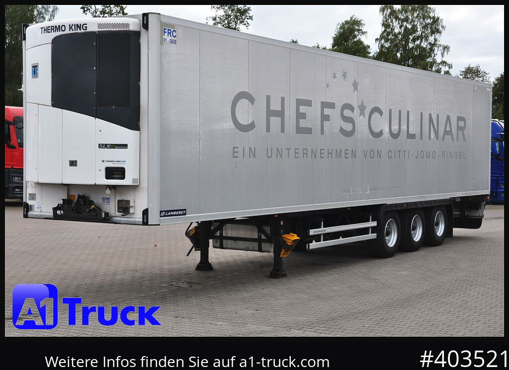 Semirremolque frigorífico LAMBERT LVFS3, Thermo King, Bitemp., Liftachse,