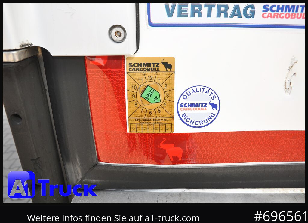 Semirremolque frigorífico SCHMITZ SKO 24,  LBW, Multitemp, Ladebordwand, Blumenbreit