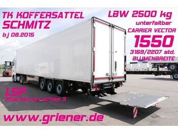 Schmitz Cargobull SKO 24/CARRIER VECTOR 1550 /LBW 2500 kg / BLUMEN  - semirremolque frigorífico