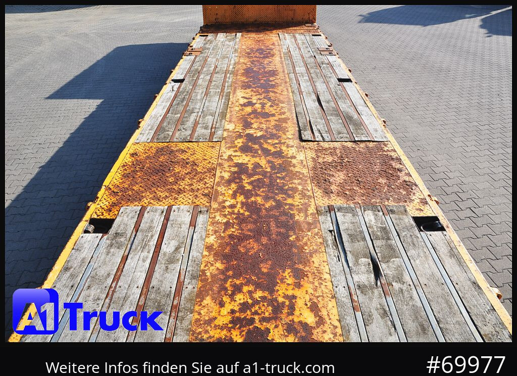 Semirremolque góndola rebajadas GOLDHOFER STN-3L-37, Tele Tieflader, Lenkachse,