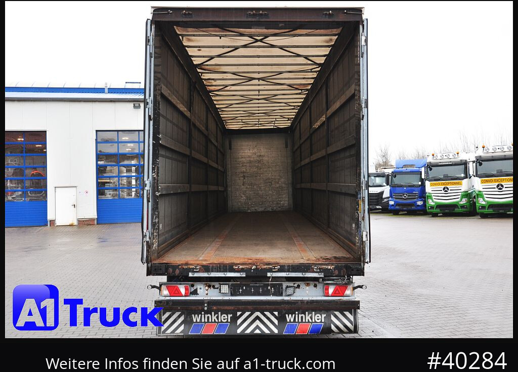 Semirremolque lona KOEGEL S24-1 Mega,SAF, Hubdach, Plane verbreiterbar