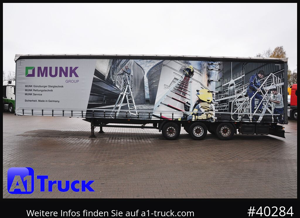 Semirremolque lona KOEGEL S24-1 Mega,SAF, Hubdach, Plane verbreiterbar