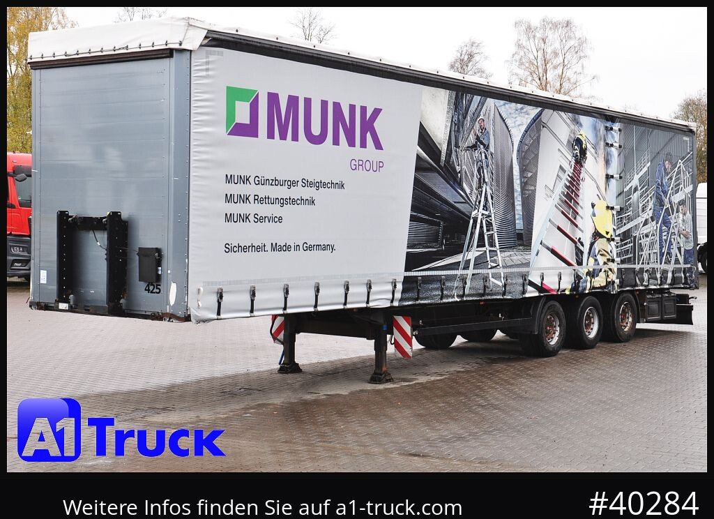 Semirremolque lona KOEGEL S24-1 Mega,SAF, Hubdach, Plane verbreiterbar