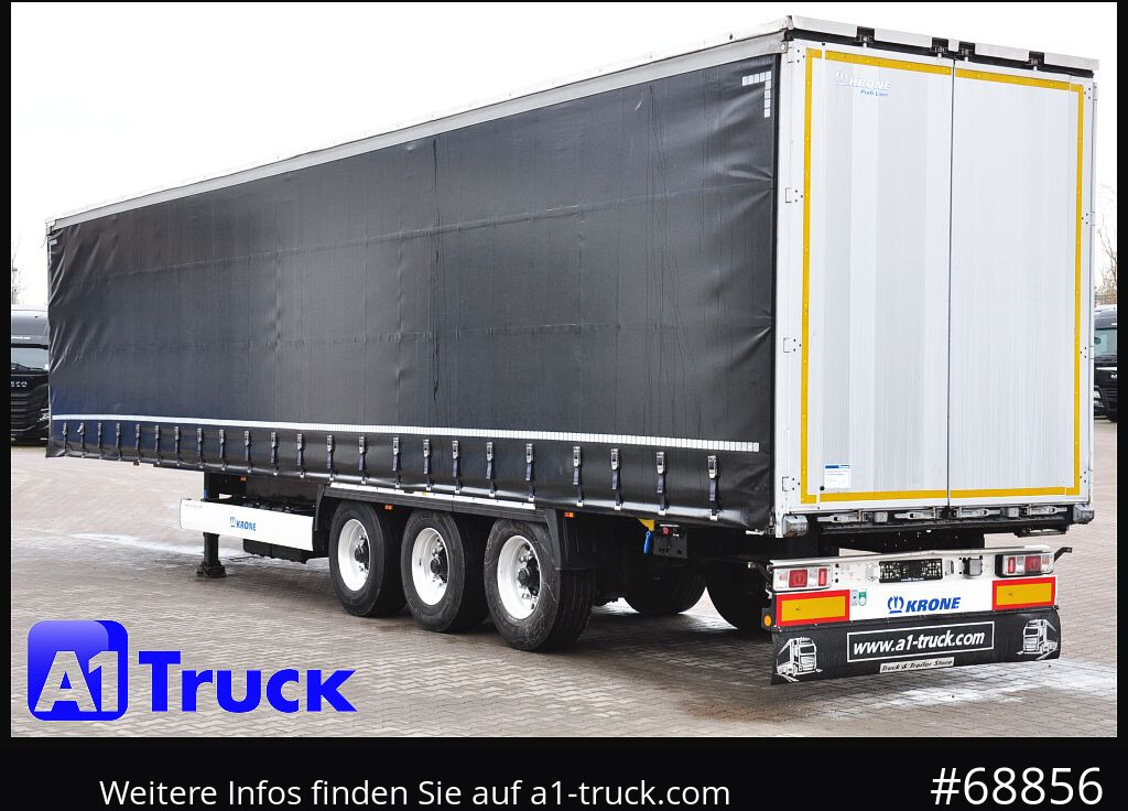 Semirremolque lona KRONE SD, Standard Tautliner, Alufelgen, Getränke, VDI 2700