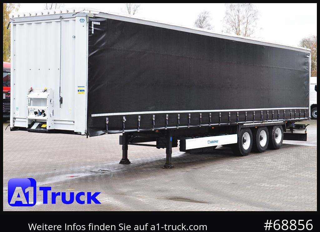 Semirremolque lona KRONE SD, Standard Tautliner, Alufelgen, Getränke, VDI 2700