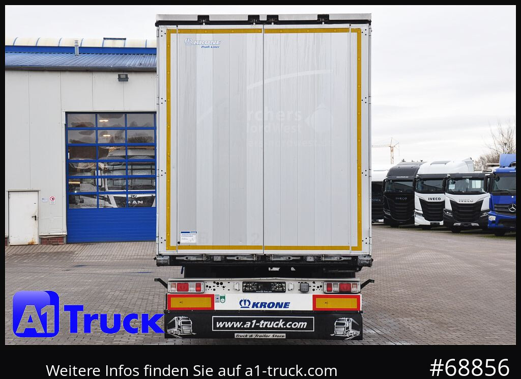 Semirremolque lona KRONE SD, Standard Tautliner, Alufelgen, Getränke, VDI 2700