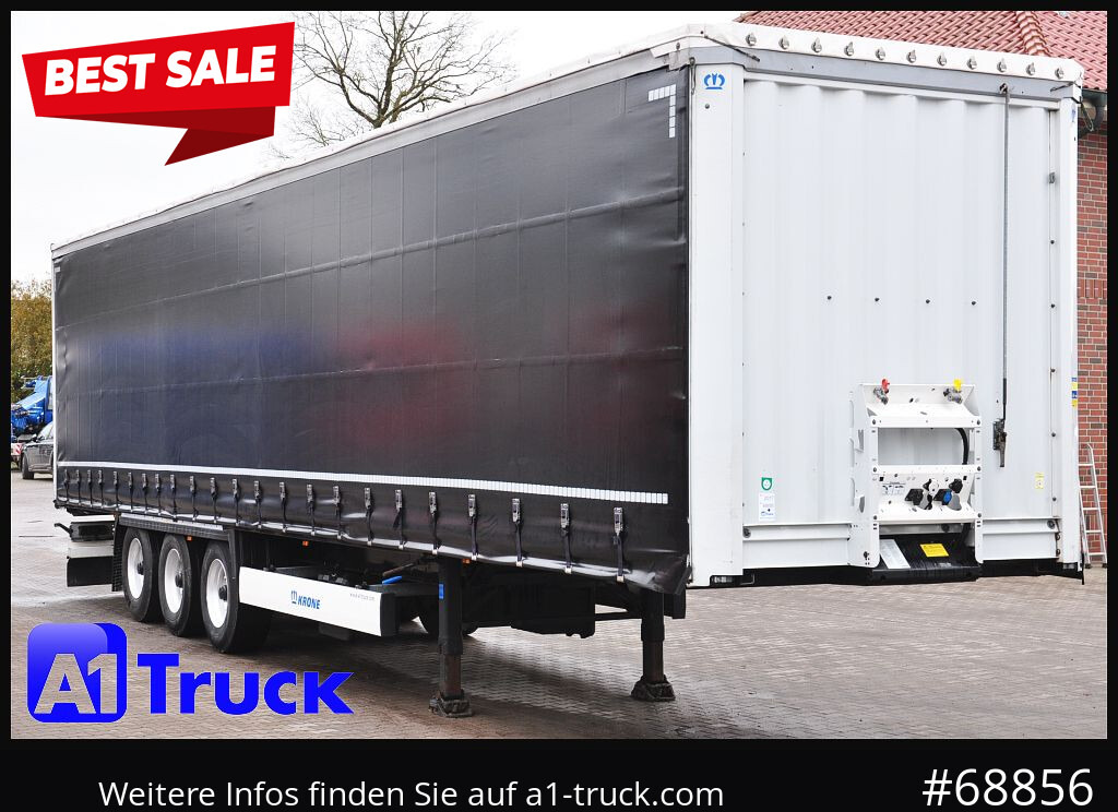 Semirremolque lona KRONE SD, Standard Tautliner, Alufelgen, Getränke, VDI 2700