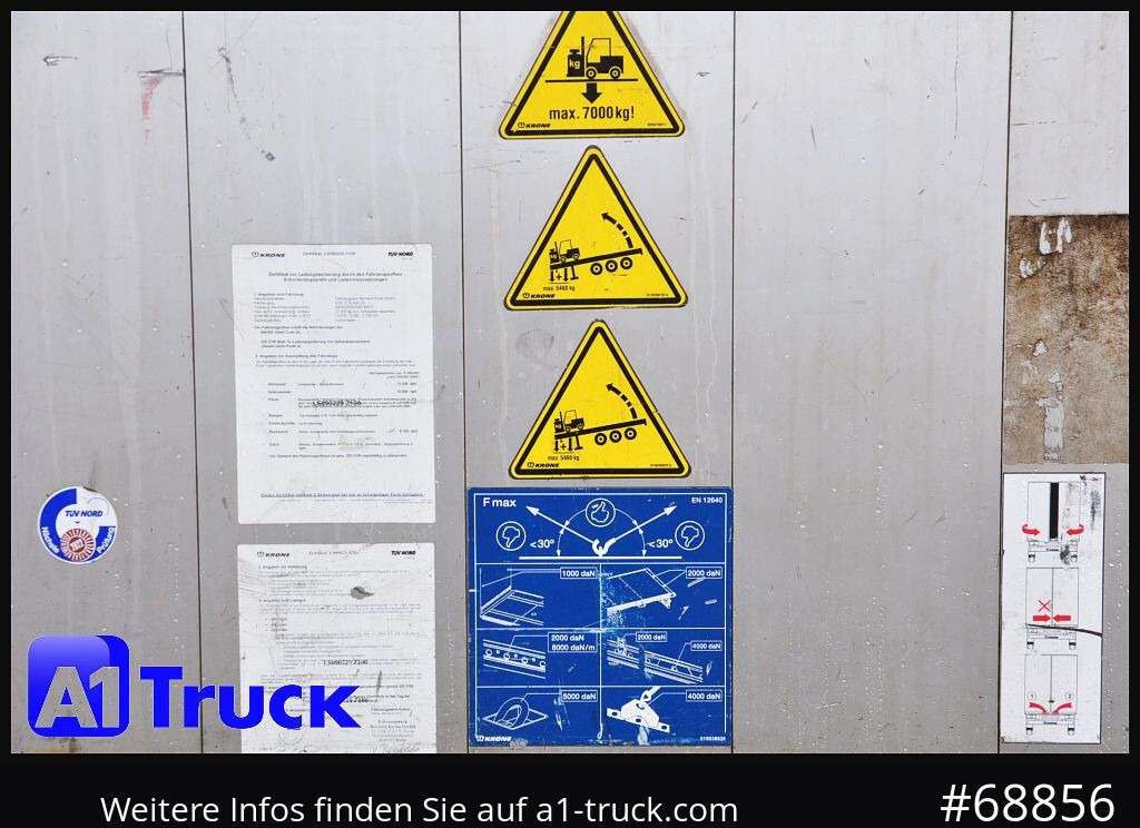 Semirremolque lona KRONE SD, Standard Tautliner, Alufelgen, Getränke, VDI 2700