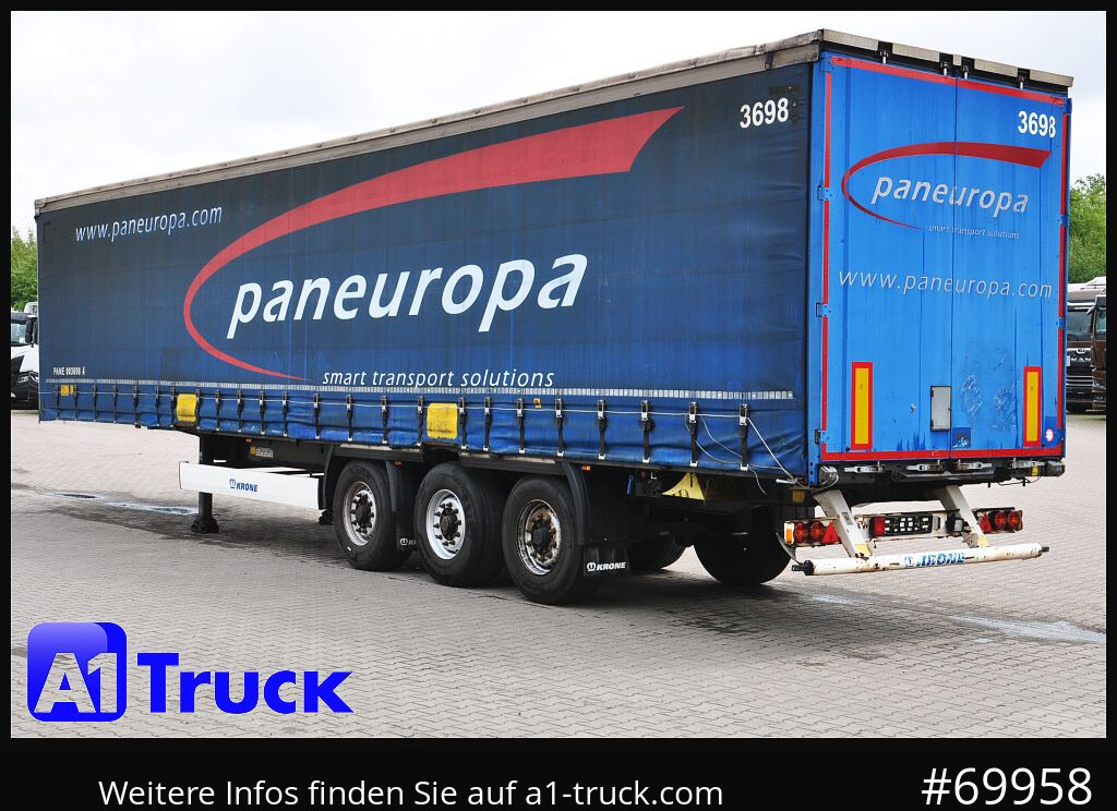 Semirremolque lona KRONE SD Tautliner, Code XL, BPW, Coil, 1 Vorbesitzer