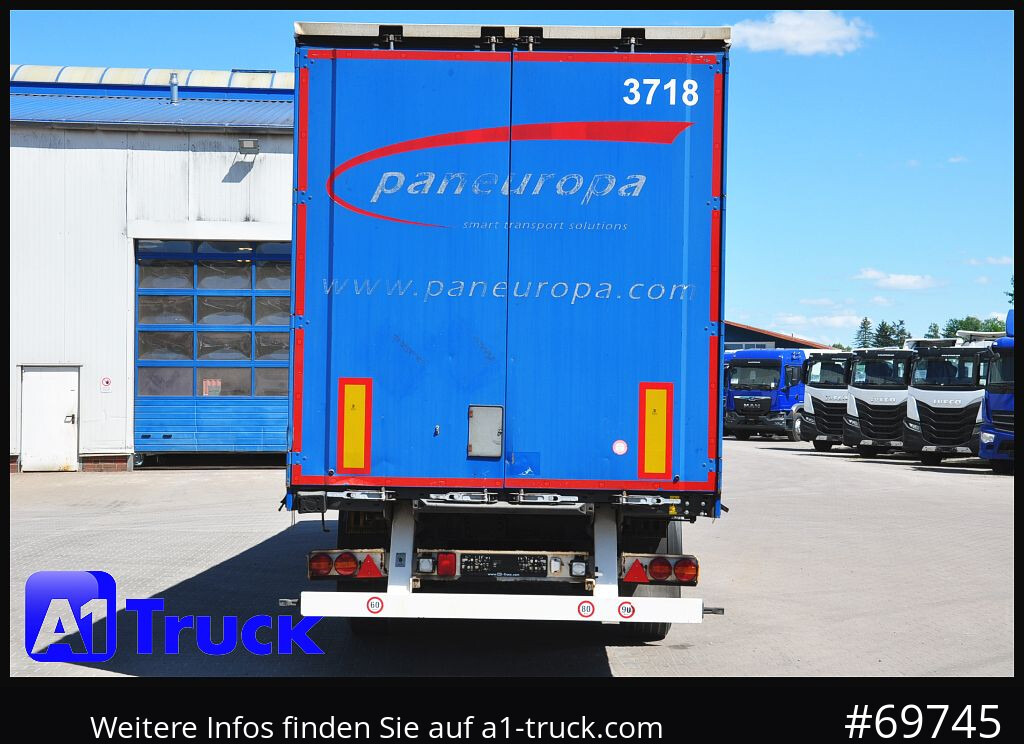 Semirremolque lona KRONE SD Tautliner, Code XL, BPW, der Rahmen ist gut.
