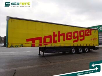 Semirremolque lona Kögel Tautliner, SAF Achsen, Palettenkasten, XL Zert.