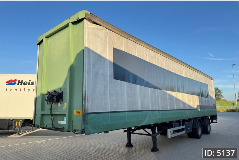 Semirremolque lona Pacton TBD.2 / DHOLLANDIA 2500kg / Steering axle