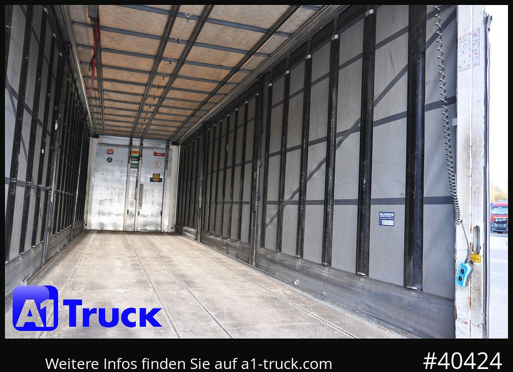 Semirremolque lona SCHMITZ Getränke, Lenkachse, LBW, Ladebordwand, kurzer Aufbau