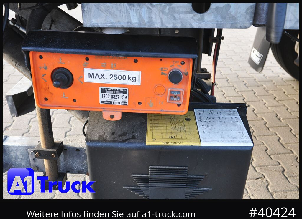 Semirremolque lona SCHMITZ Getränke, Lenkachse, LBW, Ladebordwand, kurzer Aufbau