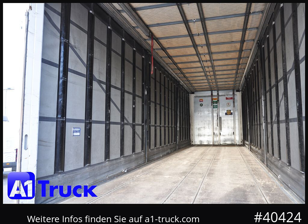 Semirremolque lona SCHMITZ Getränke, Lenkachse, LBW, Ladebordwand, kurzer Aufbau