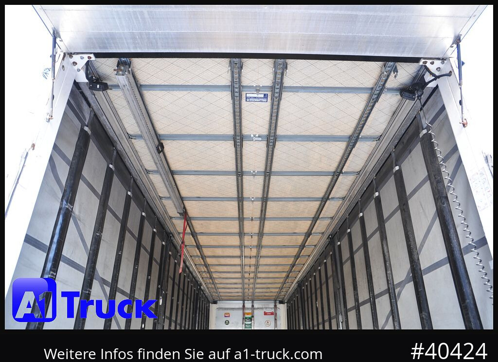 Semirremolque lona SCHMITZ Getränke, Lenkachse, LBW, Ladebordwand, kurzer Aufbau