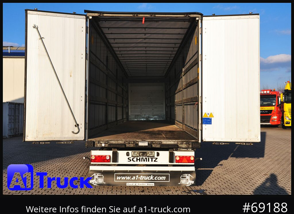 Semirremolque lona SCHMITZ S01, Tautliner, neue Plane, 1 Vorbesitzer,
